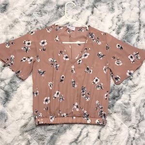 Pink Floral Top